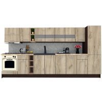 Bucatarie MARINA NEW 370 A Wenge / Decor K002